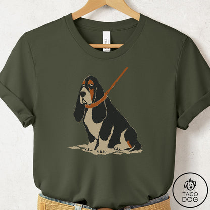 Basset Hound Sitdown T-Shirt