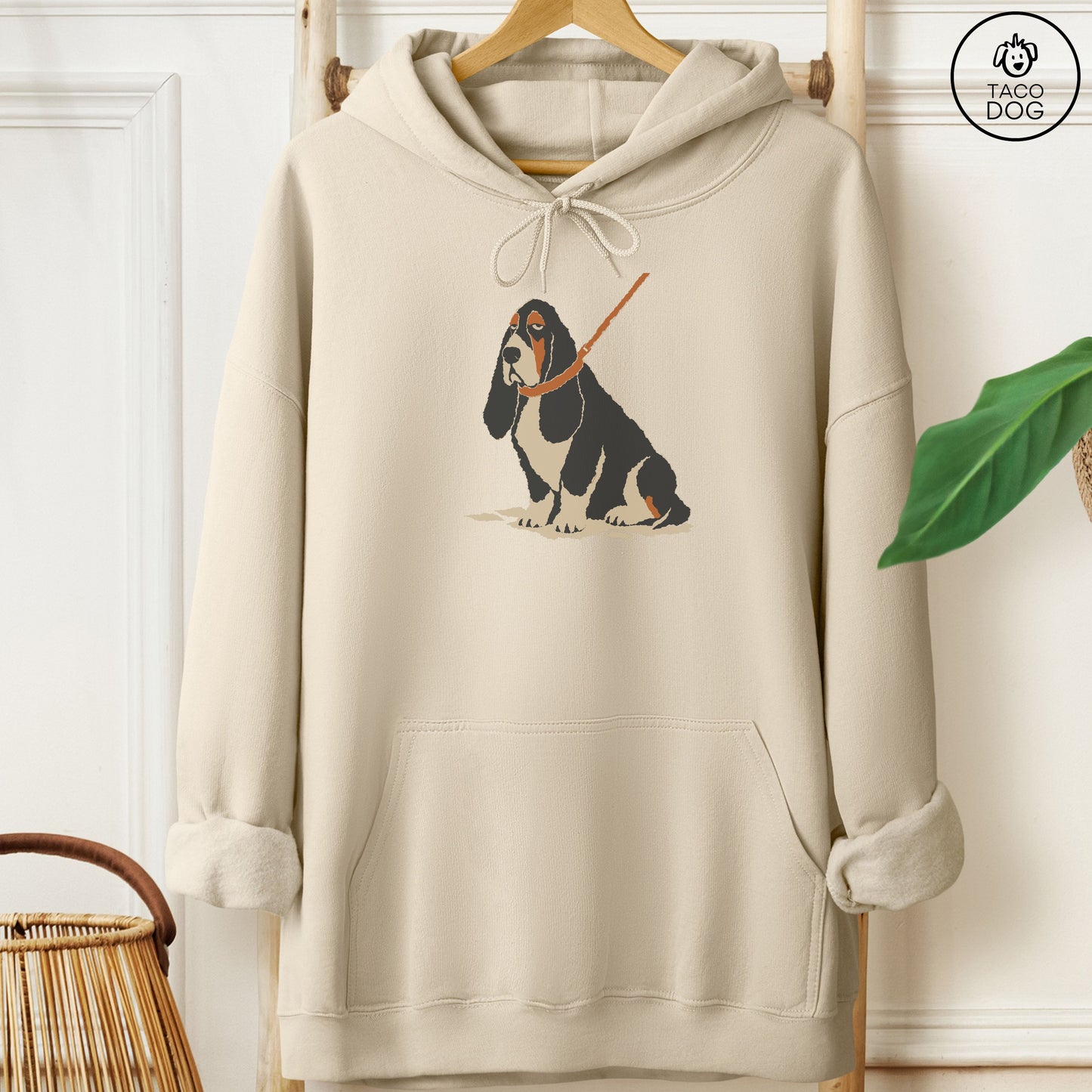 Basset Hound Sitdown Hoodie