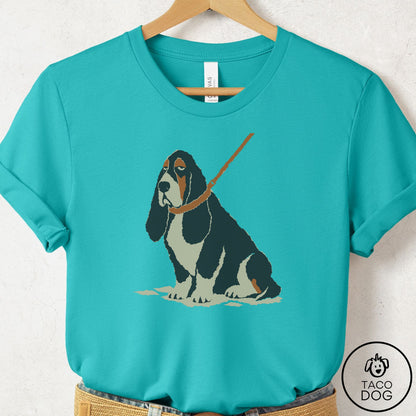 Basset Hound Sitdown T-Shirt