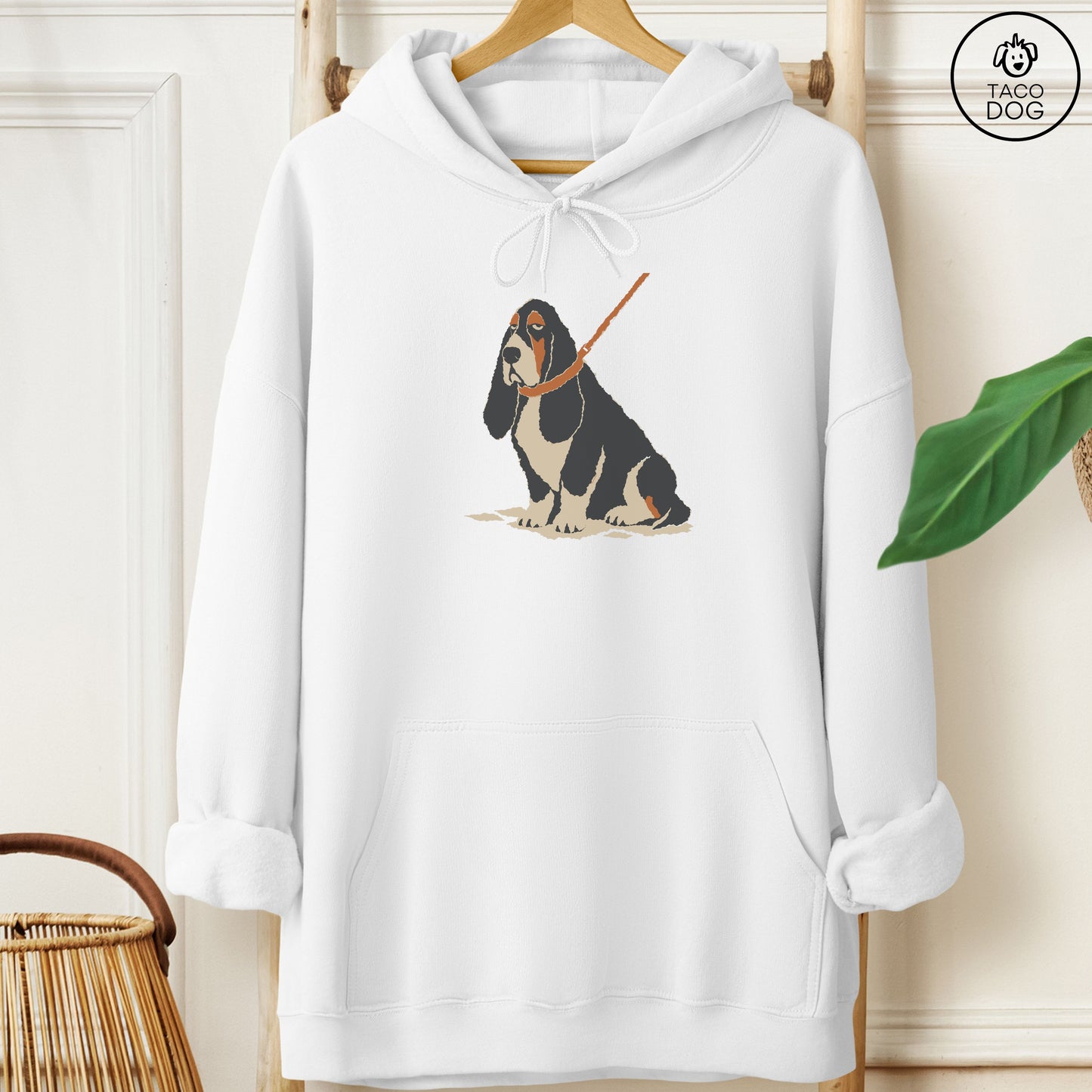 Basset Hound Sitdown Hoodie