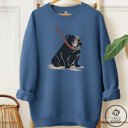 English Bulldog Sitdown Sweatshirt