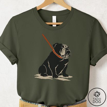 English Bulldog Sitdown T-Shirt