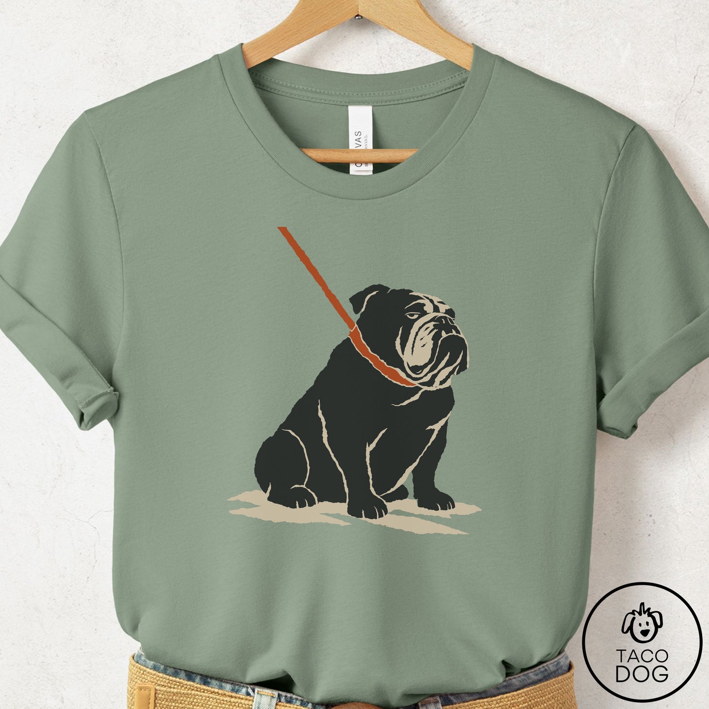 English Bulldog Sitdown T-Shirt