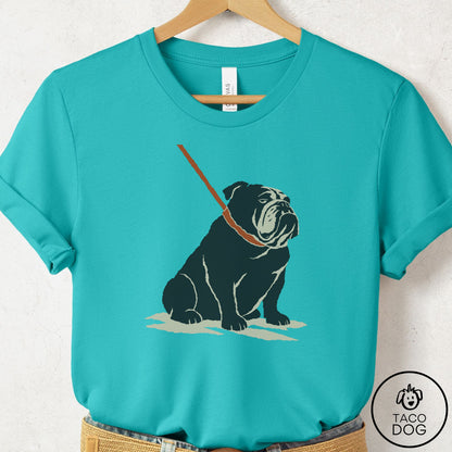 English Bulldog Sitdown T-Shirt