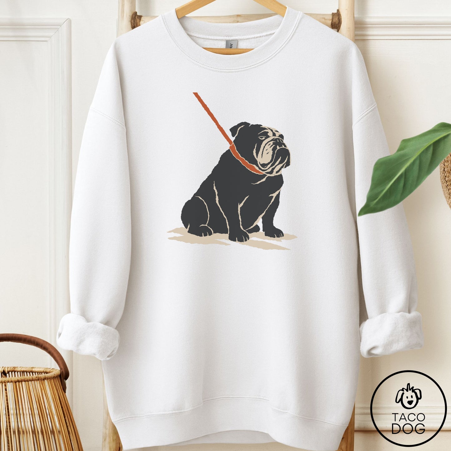 English Bulldog Sitdown Sweatshirt