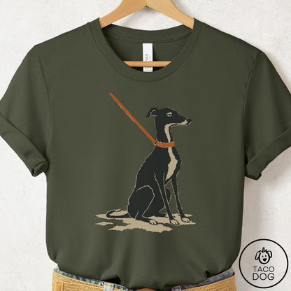 Italian Greyhound Whippet Sitdown T-Shirt