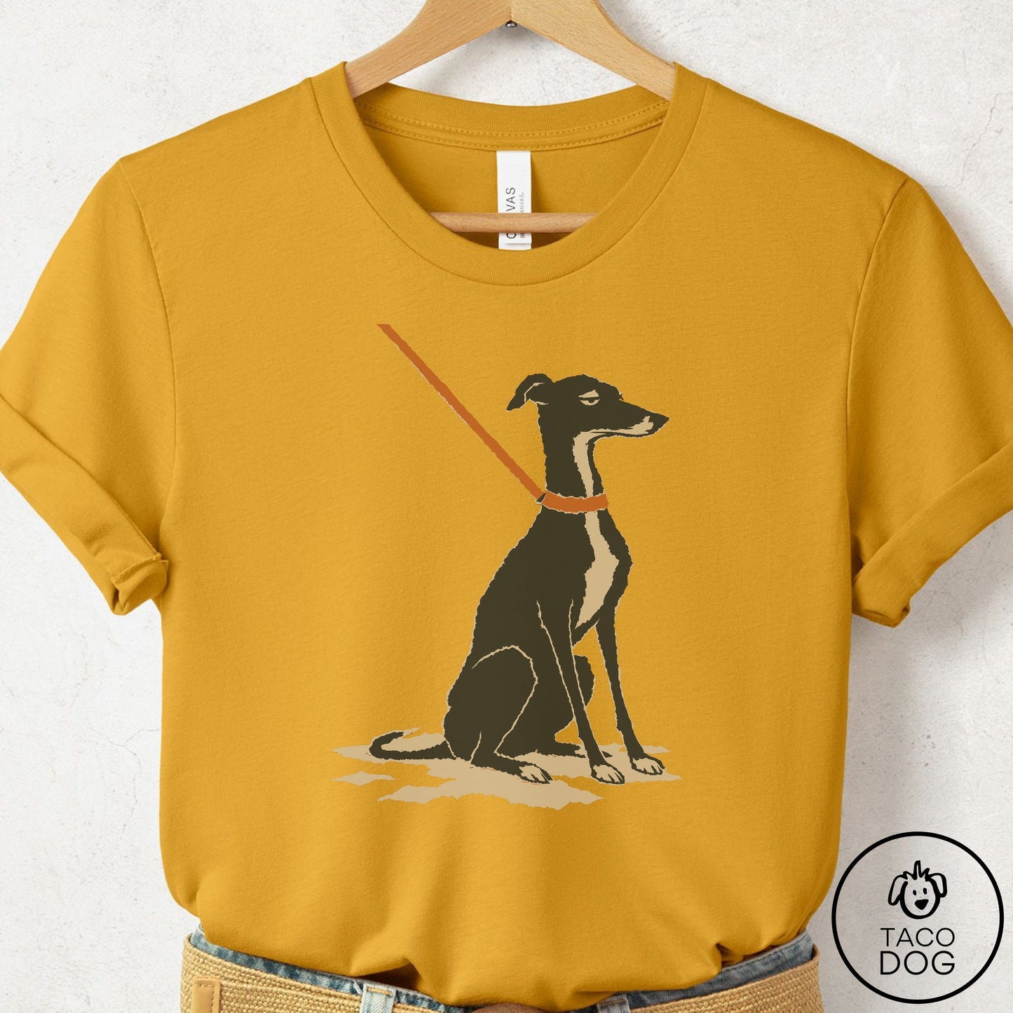 Italian Greyhound Whippet Sitdown T-Shirt