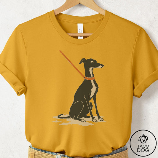 Italian Greyhound Whippet Sitdown T-Shirt