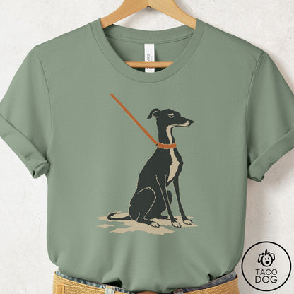 Italian Greyhound Whippet Sitdown T-Shirt