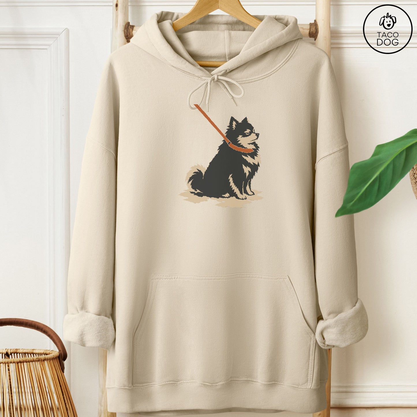 Pomeranian Sitdown Hoodie