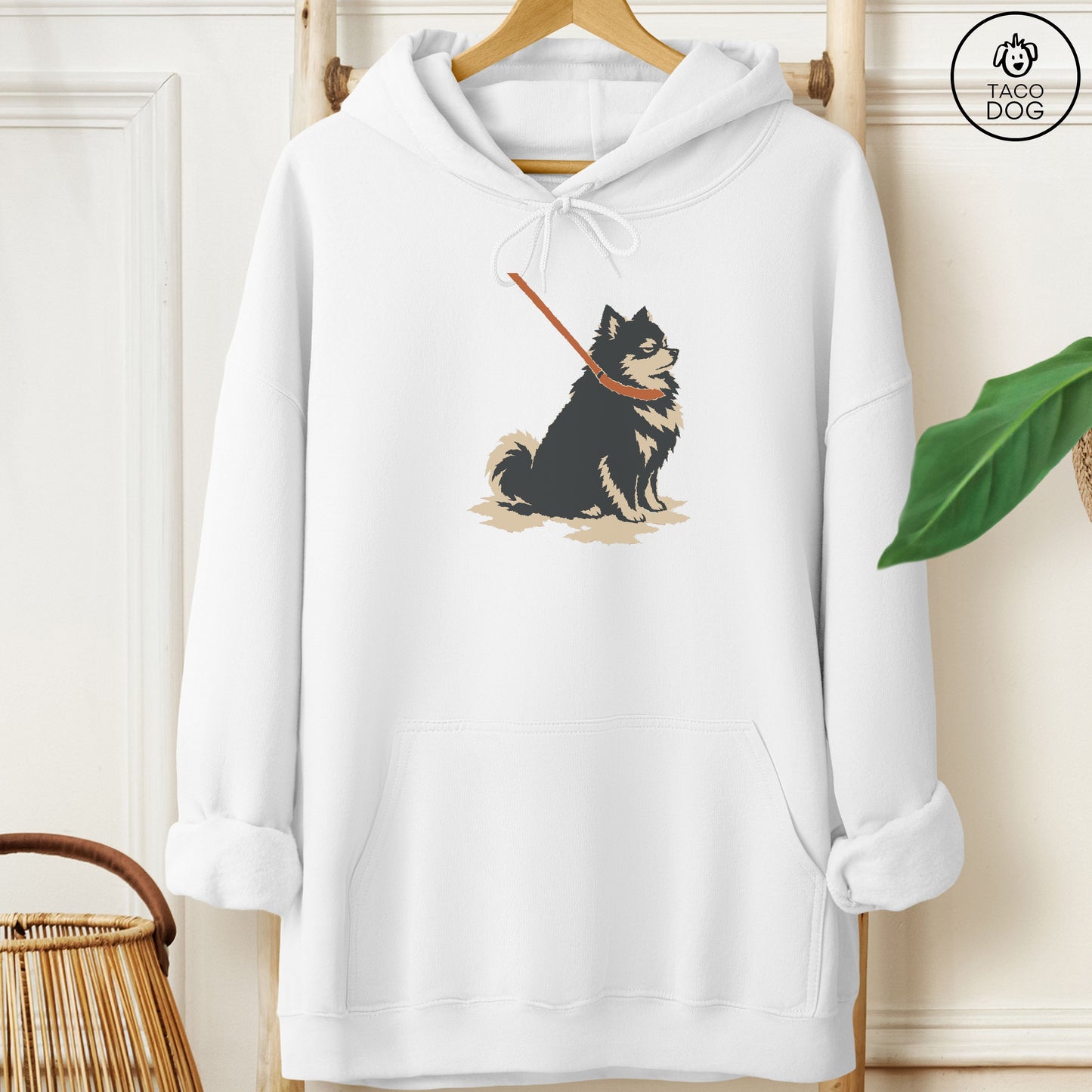 Pomeranian Sitdown Hoodie