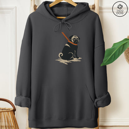 Pug Sitdown Hoodie