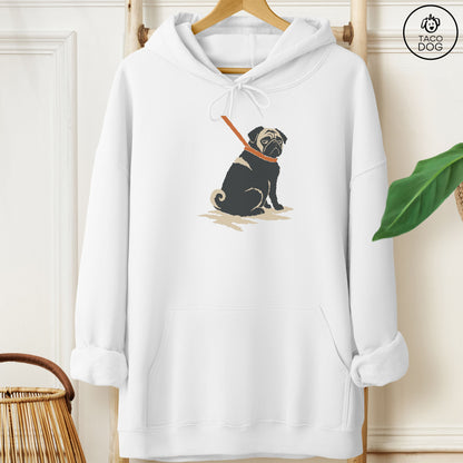Pug Sitdown Hoodie