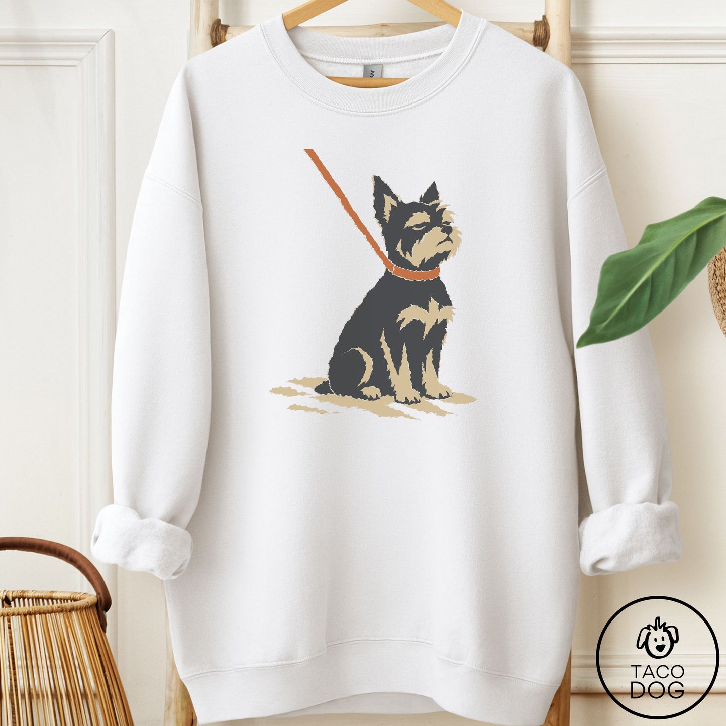 Yorkshire Terrier Yorkie Sitdown Sweatshirt