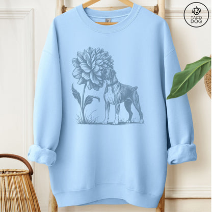 Boxer Smell The Flowers Sweatshirt