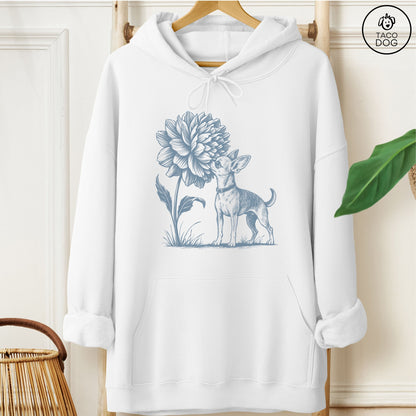 Chihuahua Smell The Flowers Hoodie