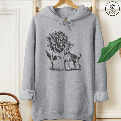 Chihuahua Smell The Flowers Hoodie