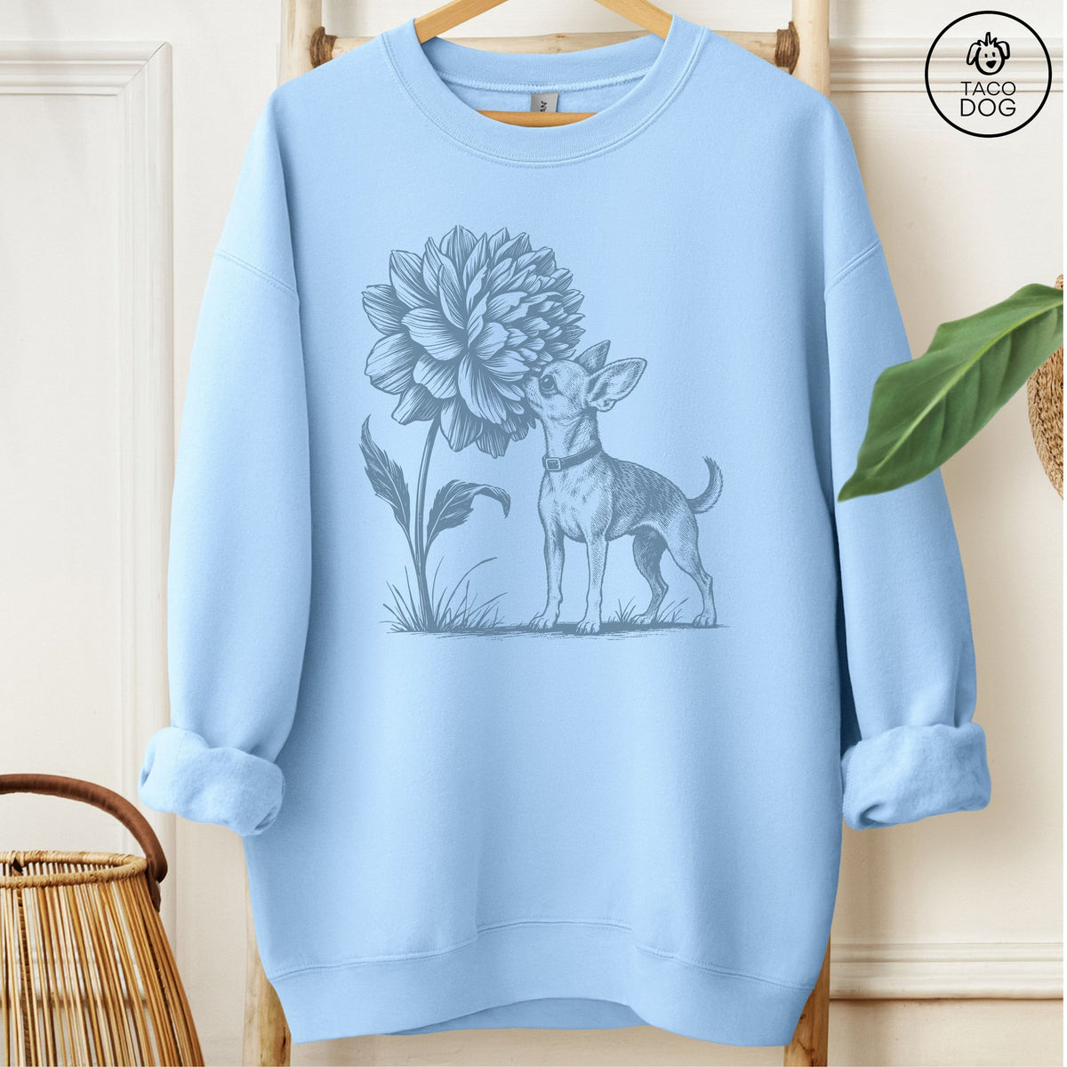 Chihuahua Smell The Flowers Sweatshirt