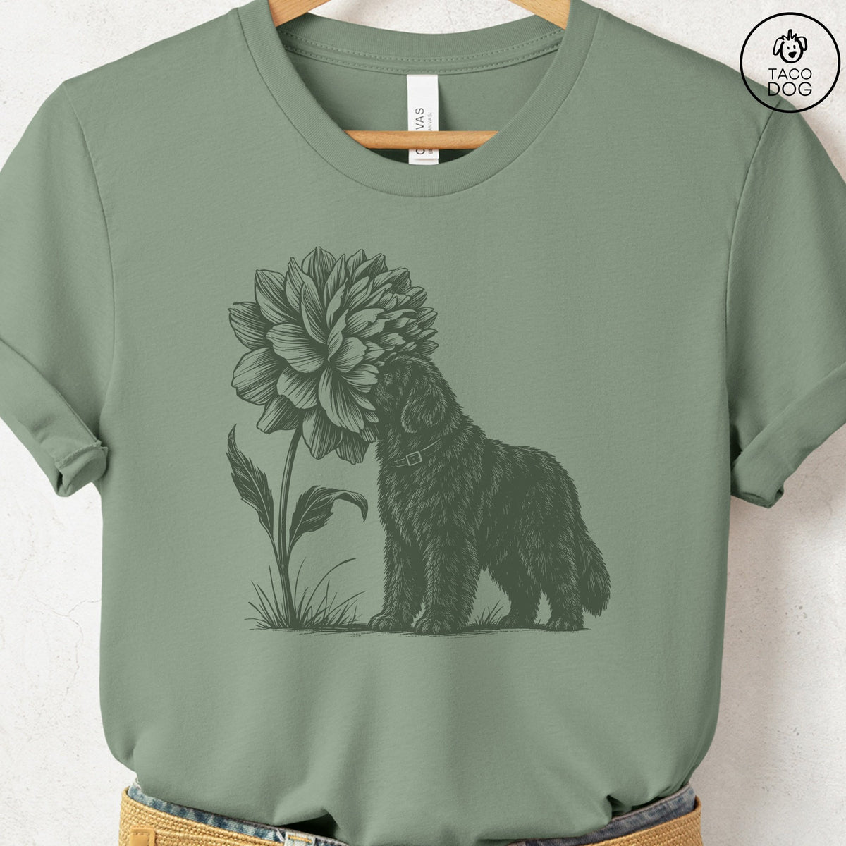 Newfoundland Smell The Flowers T-Shirt