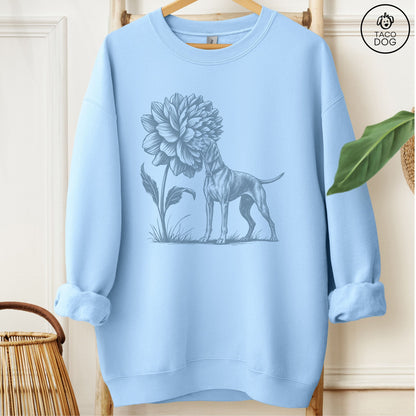 Vizsla Smell The Flowers Sweatshirt