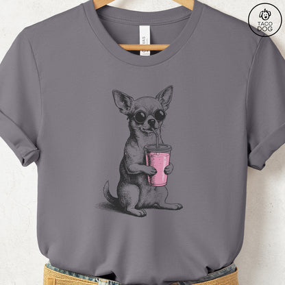 Chihuahua Smoothie T-Shirt Storm S Taco-Dog