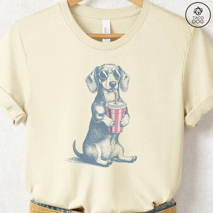Dachshund Smoothie T-Shirt Natural S Taco-Dog