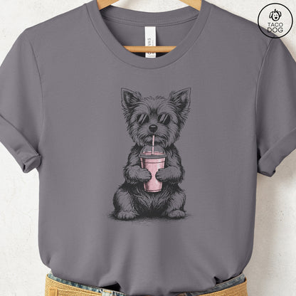 Yorkshire Terrier Yorkie Smoothie T-Shirt Storm S Taco-Dog