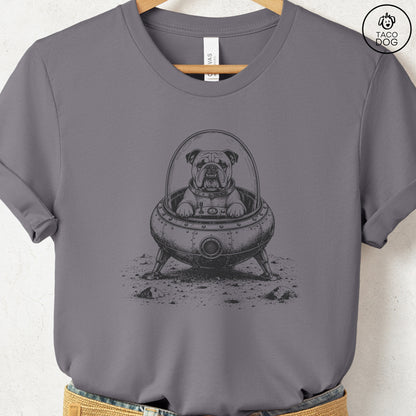 English Bulldog Space T-Shirt Storm S Taco-Dog