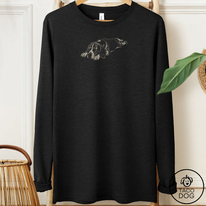 Beagle Sploot Long Sleeve Tee