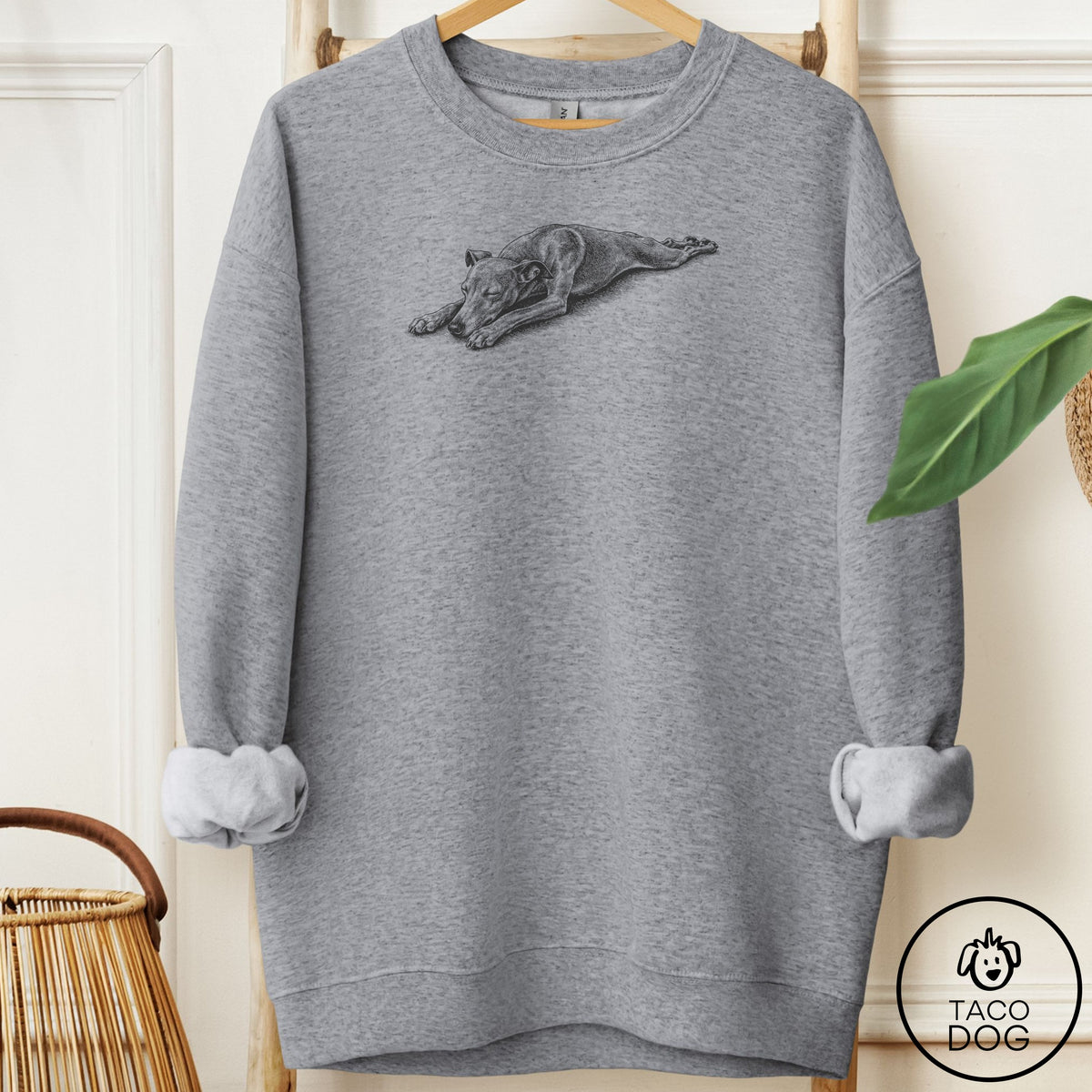 Italian Greyhound Whippet Sploot Sweatshirt