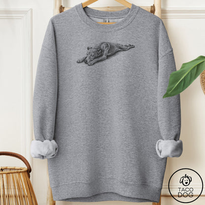 Italian Greyhound Whippet Sploot Sweatshirt