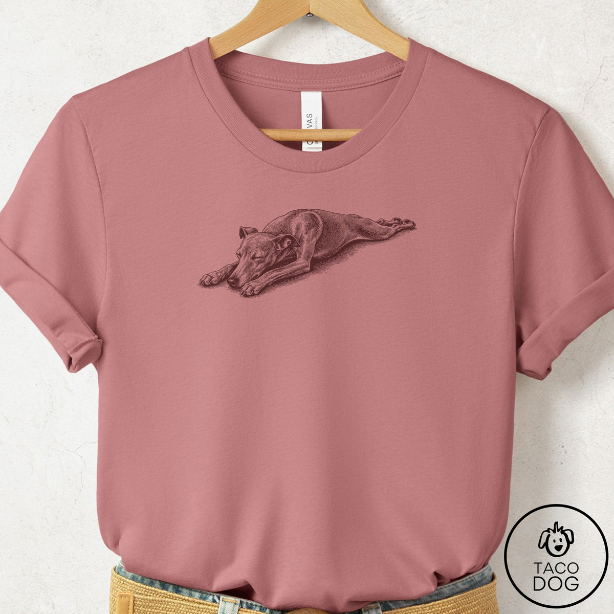 Italian Greyhound Whippet Sploot T-Shirt