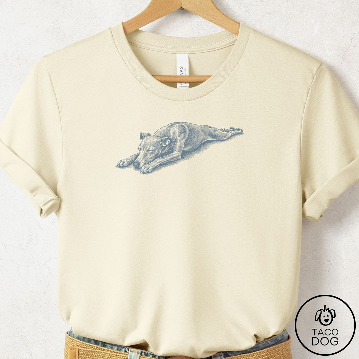 Italian Greyhound Whippet Sploot T-Shirt