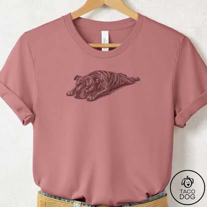 Pitbull Sploot T-Shirt