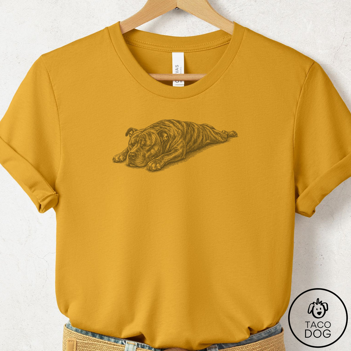 Pitbull Sploot T-Shirt