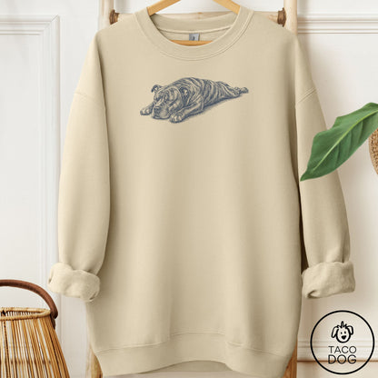 Pitbull Sploot Sweatshirt