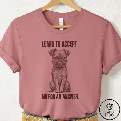Brussels Griffon Spokesdog T-Shirt Mauve Taco-Dog