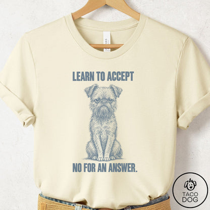 Brussels Griffon Spokesdog T-Shirt Natural Taco-Dog
