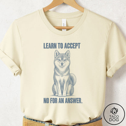 Shiba Inu Spokesdog T-Shirt Natural Taco-Dog
