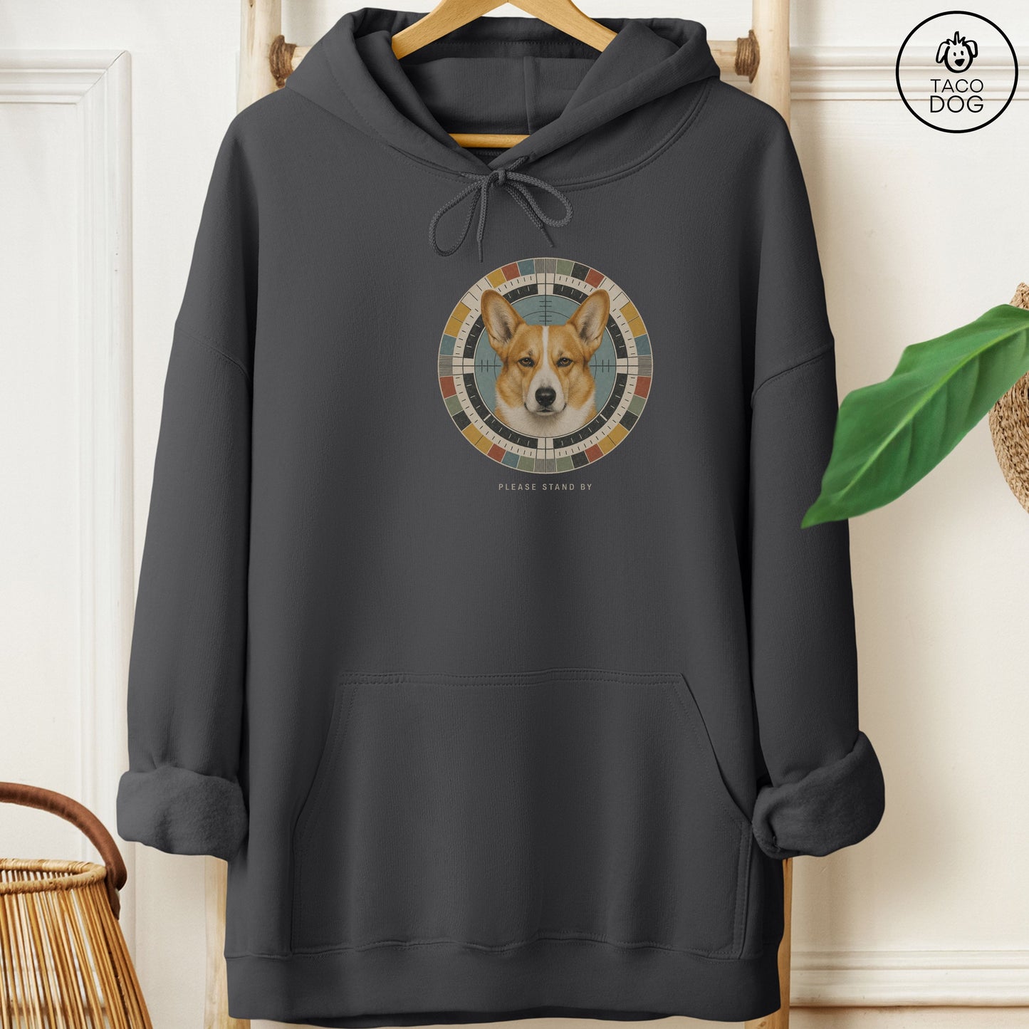 Corgi Stand by Hoodie