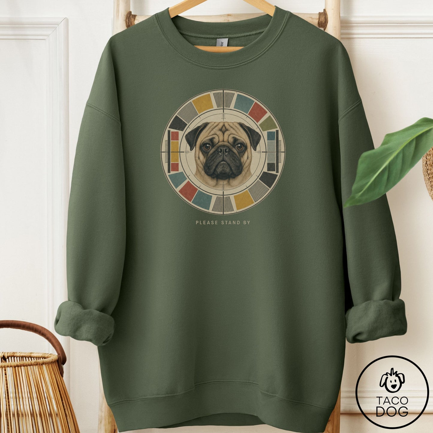 Pug Stand by Sweatshirt