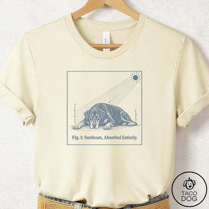 Doberman Sunbeam T-Shirt Natural Taco-Dog