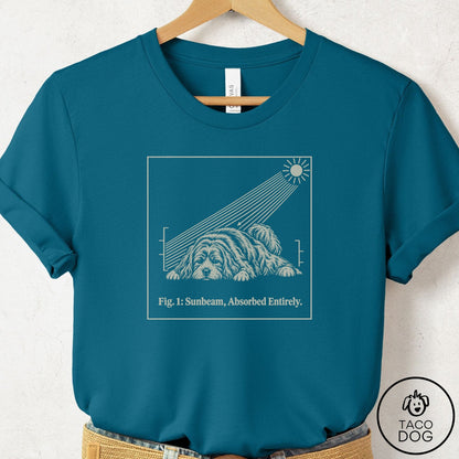 Havanese Sunbeam T-Shirt Deep Teal Taco-Dog