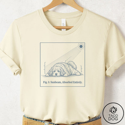 Havanese Sunbeam T-Shirt Natural Taco-Dog