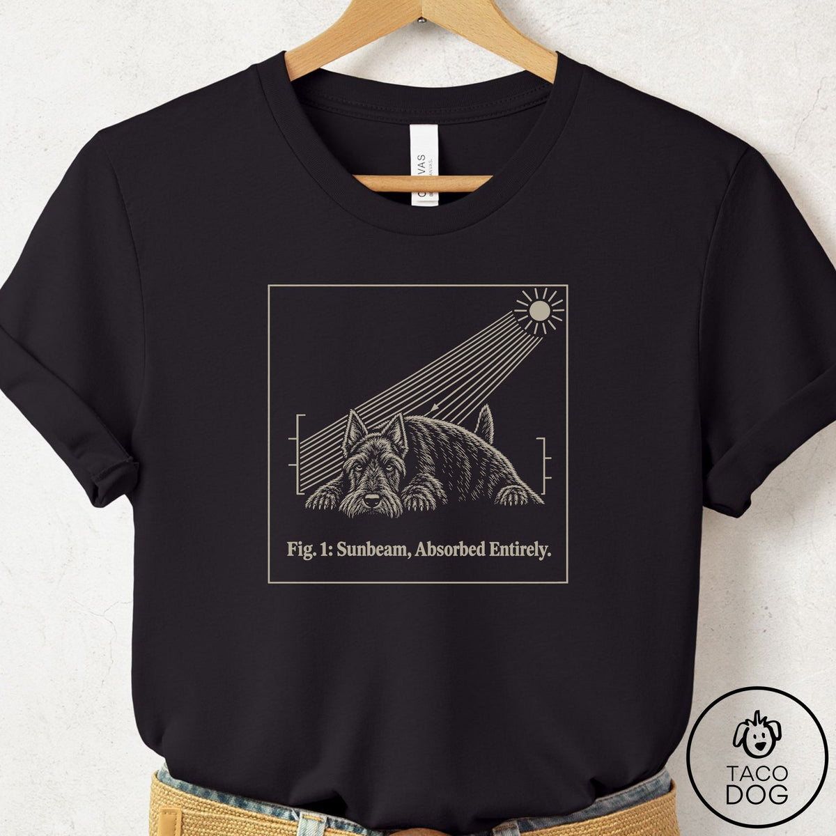 Scottie Sunbeam T-Shirt Black Taco-Dog