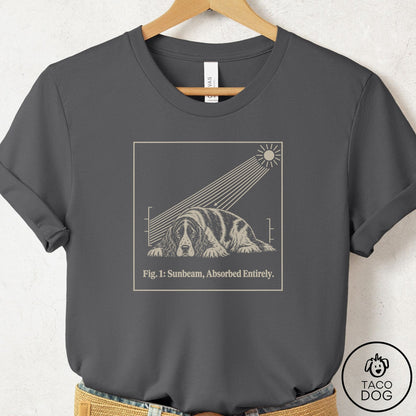 Springer Spaniel Sunbeam T-Shirt Asphalt Taco-Dog
