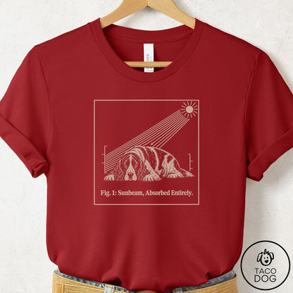 Springer Spaniel Sunbeam T-Shirt Canvas Red Taco-Dog