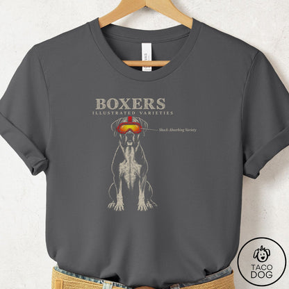 Boxer Sunglasses Field Guide T-Shirt Asphalt Taco-Dog