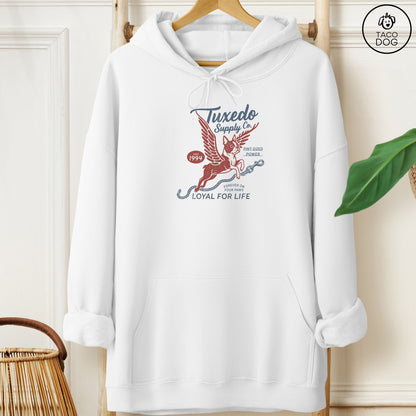 Boston Terrier Supply Hoodie White Taco-Dog