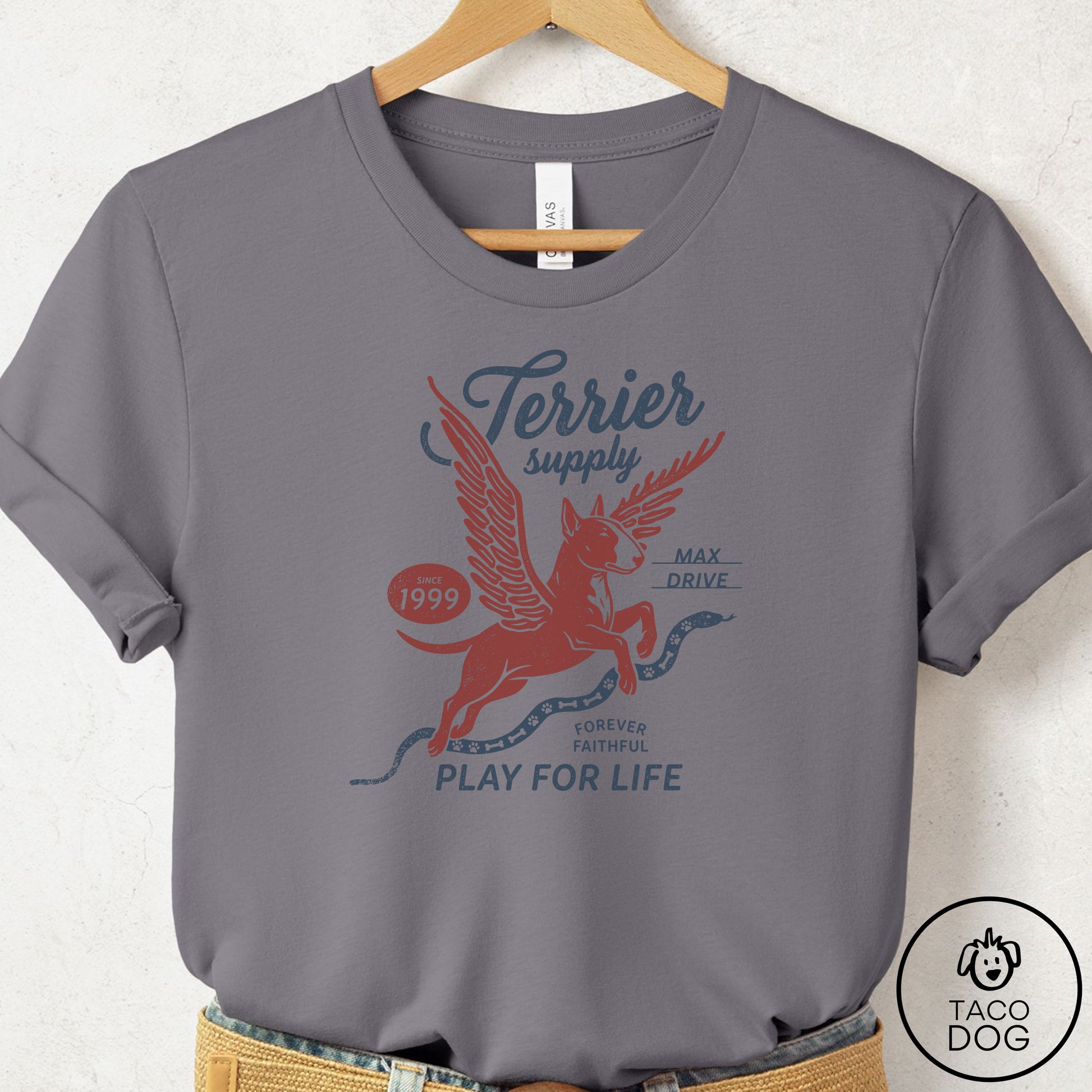 Bull Terrier Supply T-Shirt Storm Taco-Dog